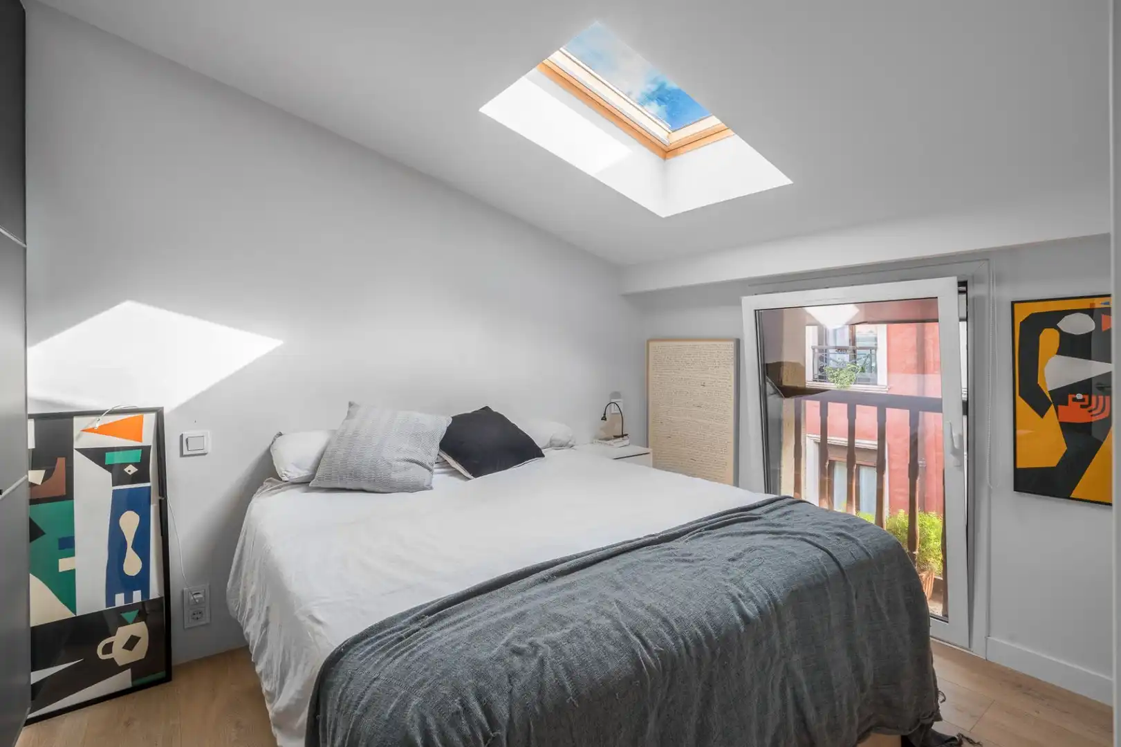 Schlafzimmer von Wohnung zur Miete in Tolosa mit Heizung und Möbliert