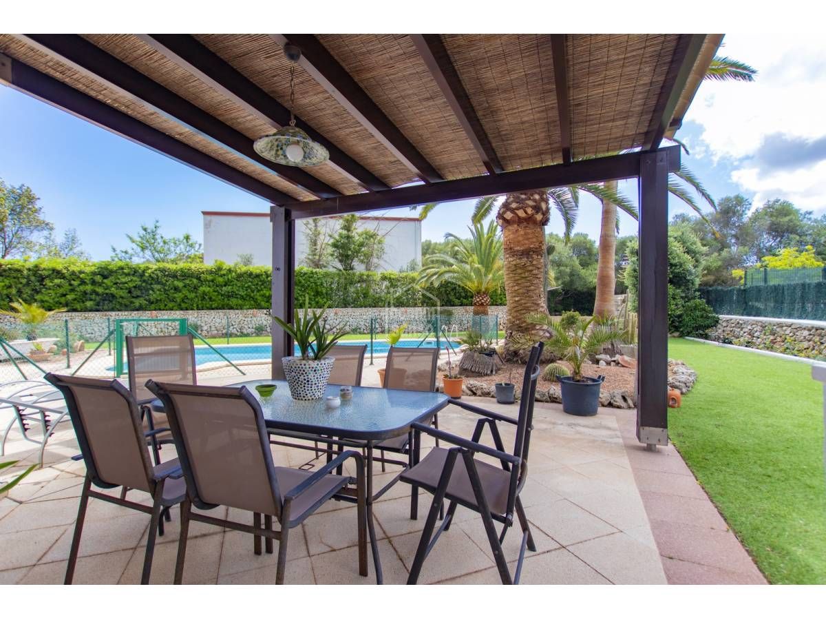 Terrace of Country house for sale in Es Castell  with Private garden, Terrace and Swimming Pool