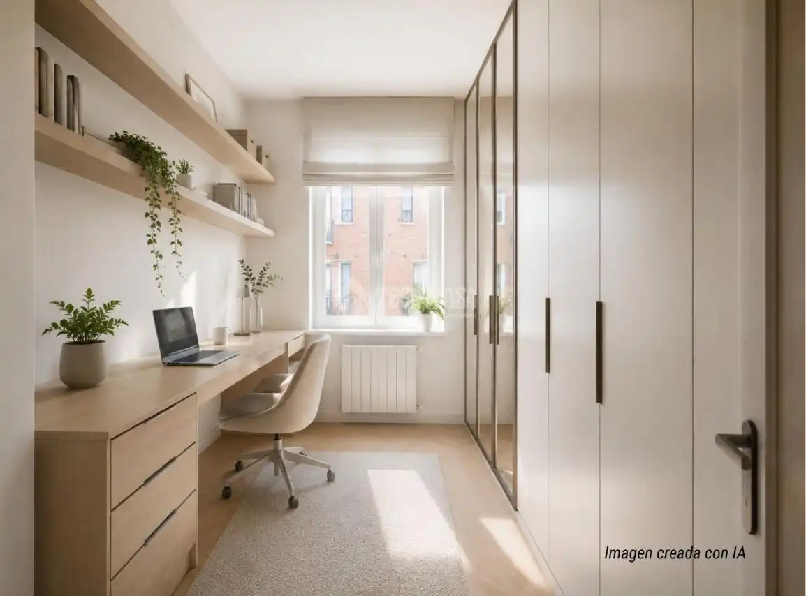 Bedroom of Flat for sale in Madrid  with Air Conditioner, Heating and Parquet flooring