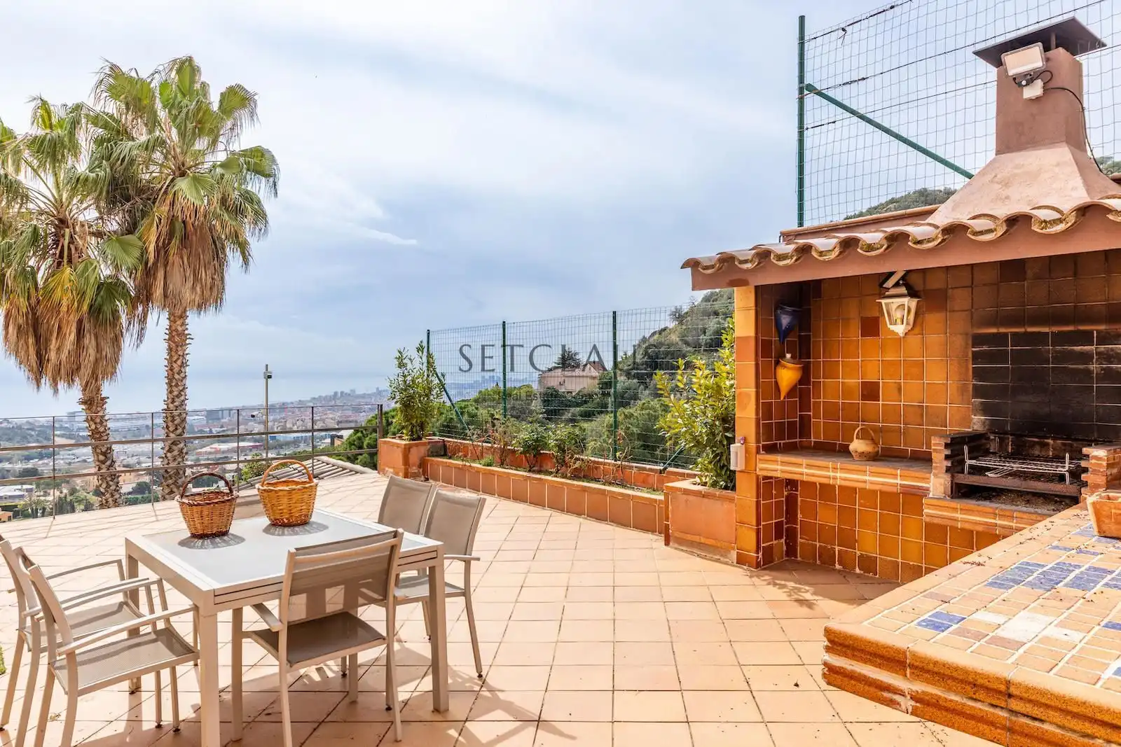 Terraza de Casa o chalet en venta en Badalona con Aire acondicionado, Calefacción y Jardín privado