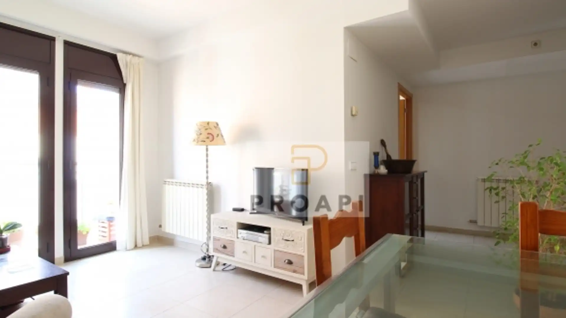 Living room of Flat for sale in Girona Capital  with Balcony