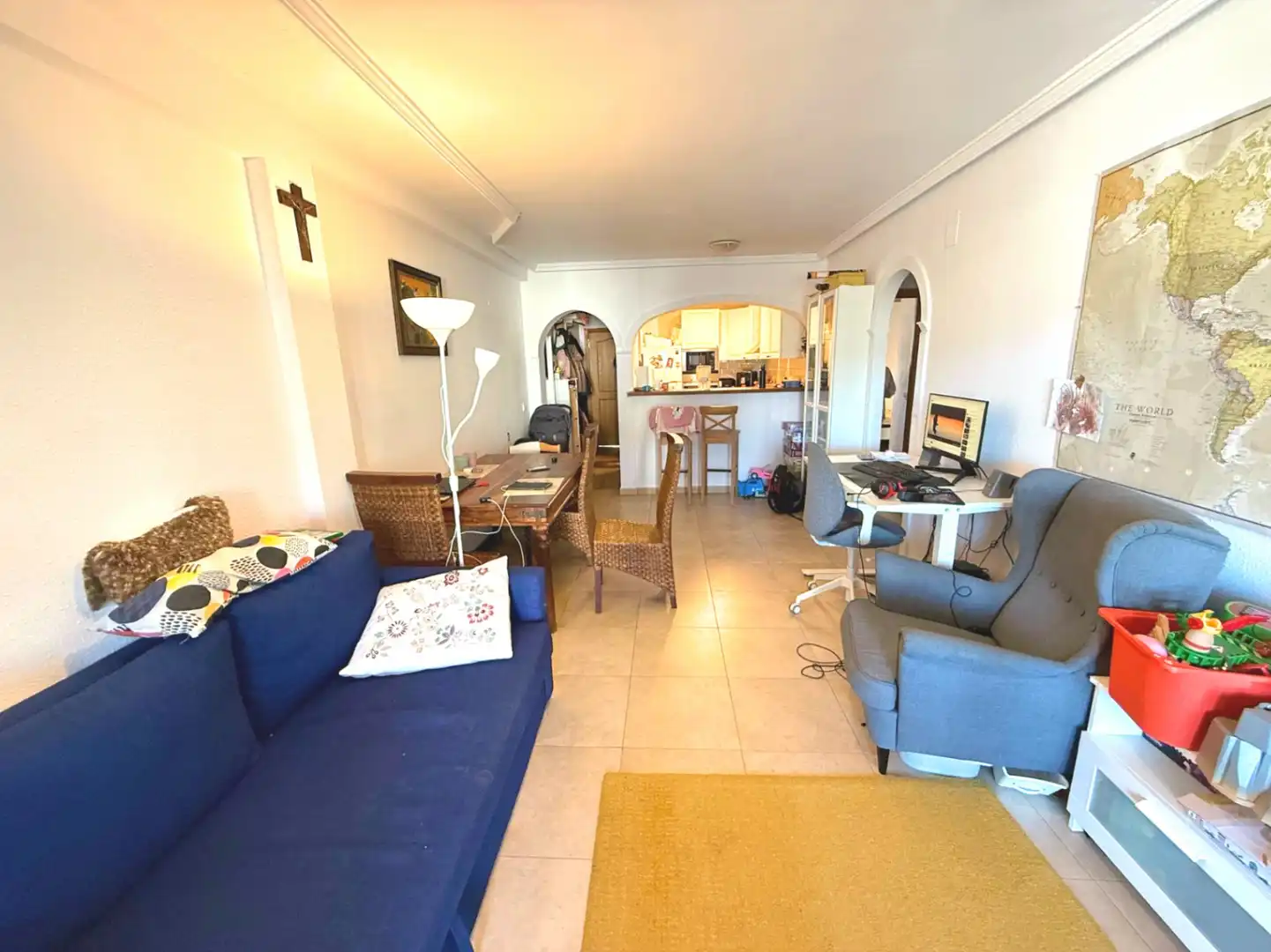 Sala d'estar de Apartament en venda en Calpe / Calp