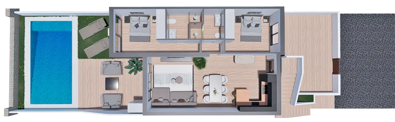 Bungalow with pool for sale in Balcón de Finestrat - Terra Marina, imagen 22