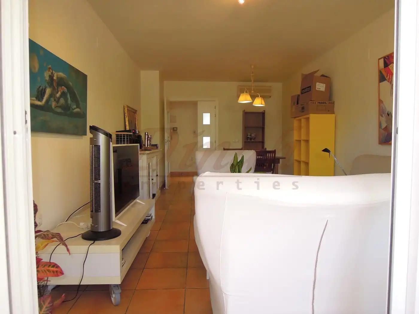 Sala de estar de Apartamento de alquiler en Altea con Aire acondicionado, Calefacción y Terraza