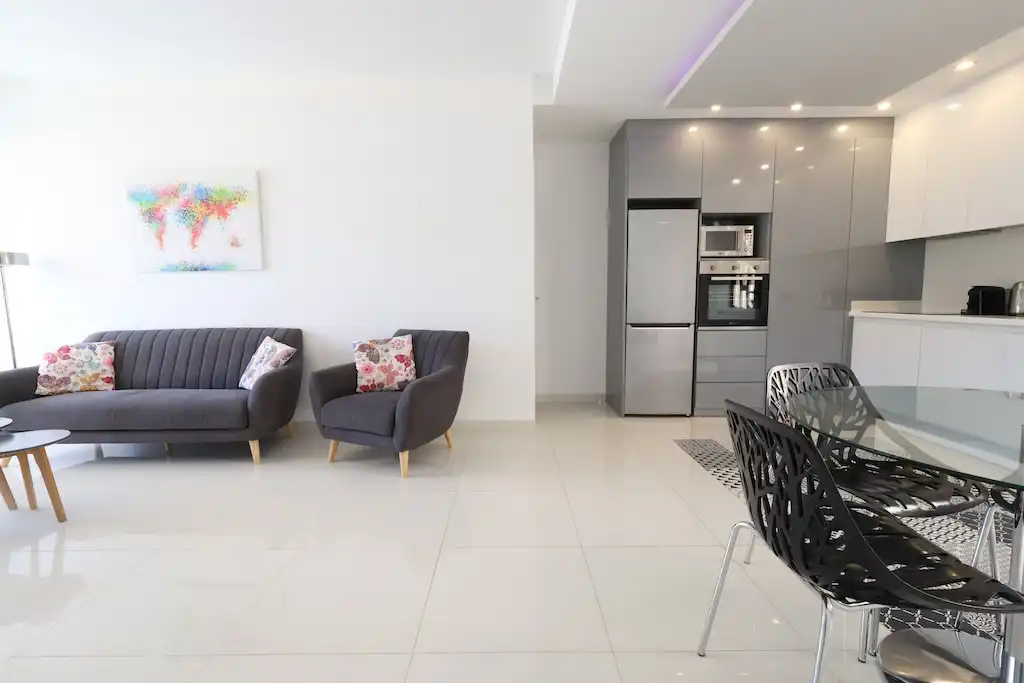 Sala d'estar de Apartament en venda en Pilar de la Horadada amb Aire condicionat, Calefacció i Terrassa