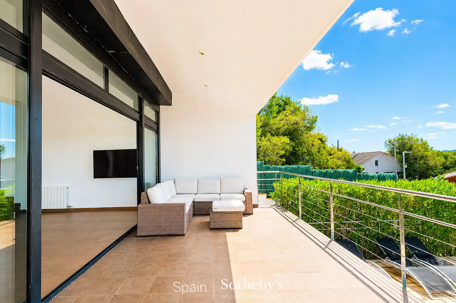 Terrace of Houses for sale in Sant Pere de Ribes  with Air Conditioner, Heating and Private garden