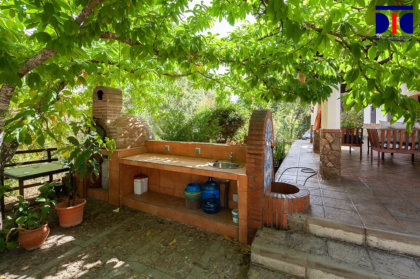 Jardín de Finca rústica en venta en Fuenteheridos con Aire acondicionado, Calefacción y Jardín privado