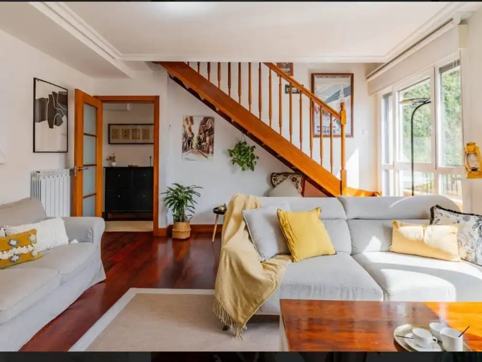 Sala de estar de Piso en venta en Orio con Terraza