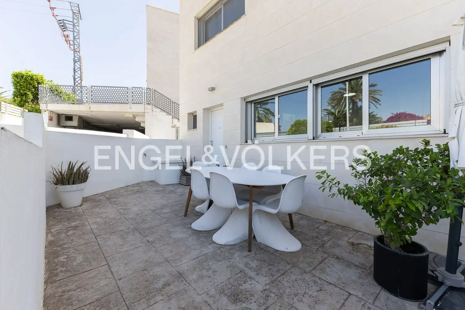 Terrace of Houses for rent in Dénia  with Air Conditioner, Heating and Private garden