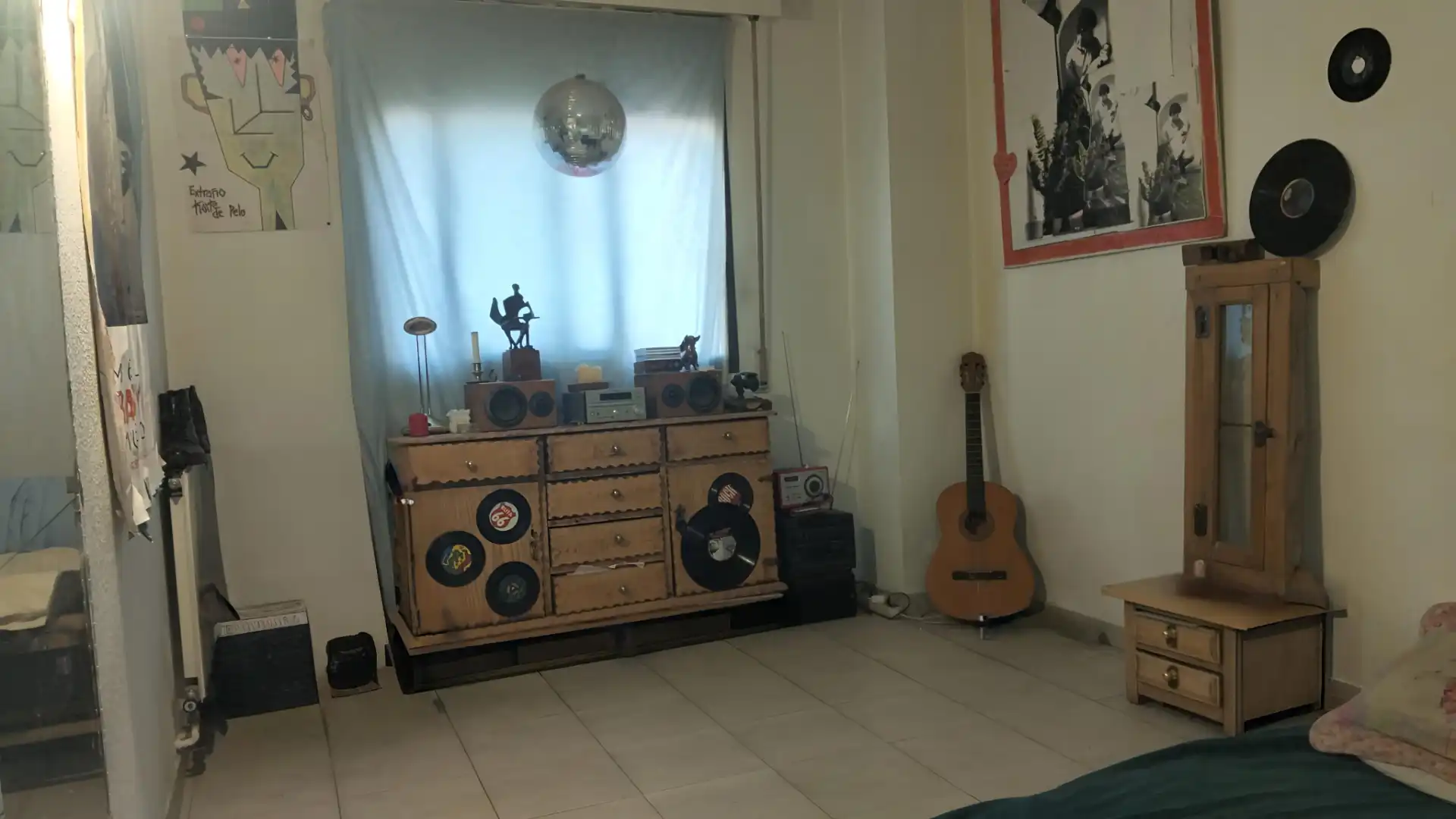 Bedroom of Flat for sale in Madrid  with Heating, Terrace and Furnished