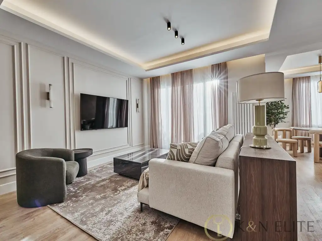 Living room of Attic for sale in Madrid  with Air Conditioner, Terrace and Swimming Pool