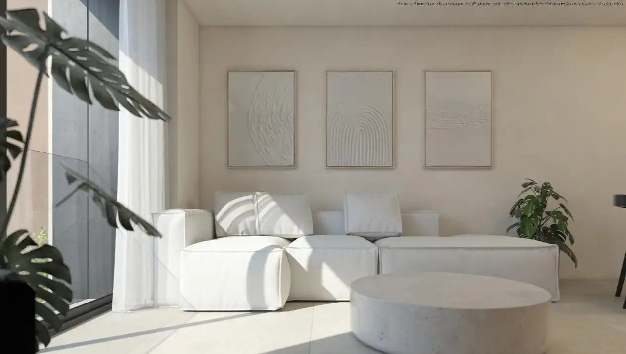 Sala de estar de Piso en venta en Santa Pola con Aire acondicionado y Terraza