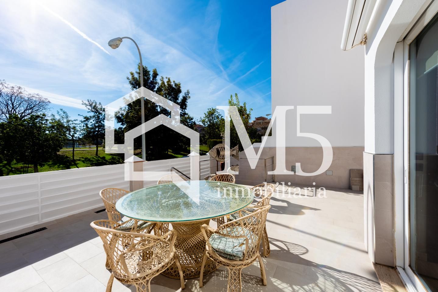 Terrace of Single-family semi-detached for sale in Vélez-Málaga  with Air Conditioner, Furnished and Community pool