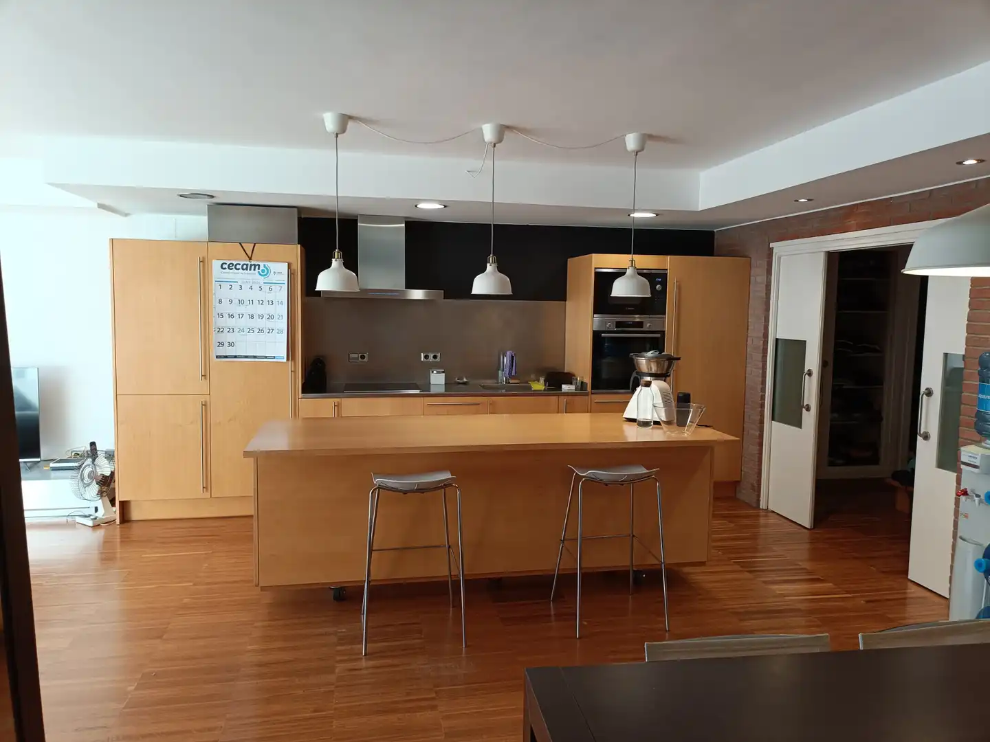 Cocina de Piso en venta en Caldes de Montbui con Calefacción, Parquet y Amueblado