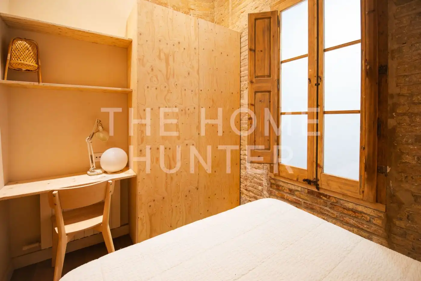 Schlafzimmer von Wohnung zum Verkauf in Barcelona mit Heizung, Privatgarten und Terrasse