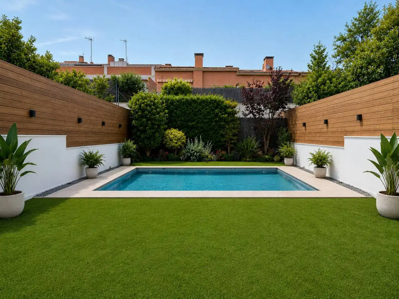 Piscina de Casa adosada en venta en Vilassar de Mar con Aire acondicionado, Calefacción y Jardín privado