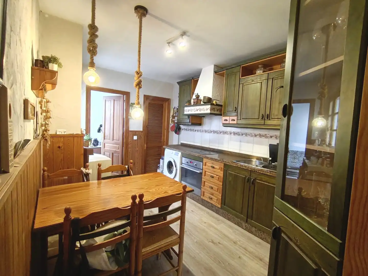 Cocina de Casa adosada en venta en Alhaurín de la Torre con Terraza, Balcón y Alarma
