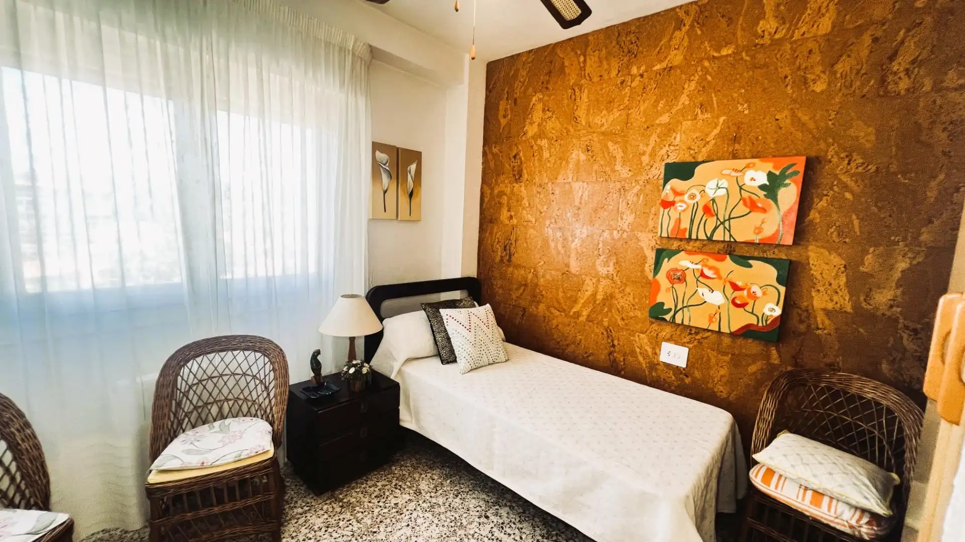 Schlafzimmer von Wohnungen zum Verkauf in Benicasim / Benicàssim mit Privatgarten, Terrasse und Abstellraum
