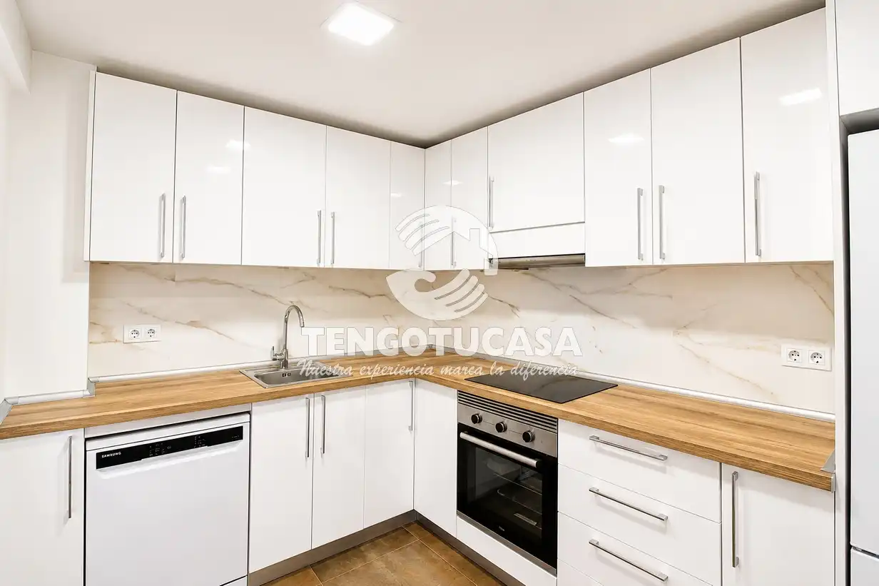 Kitchen of Flat for sale in Madrid  with Air Conditioner, Heating and Terrace