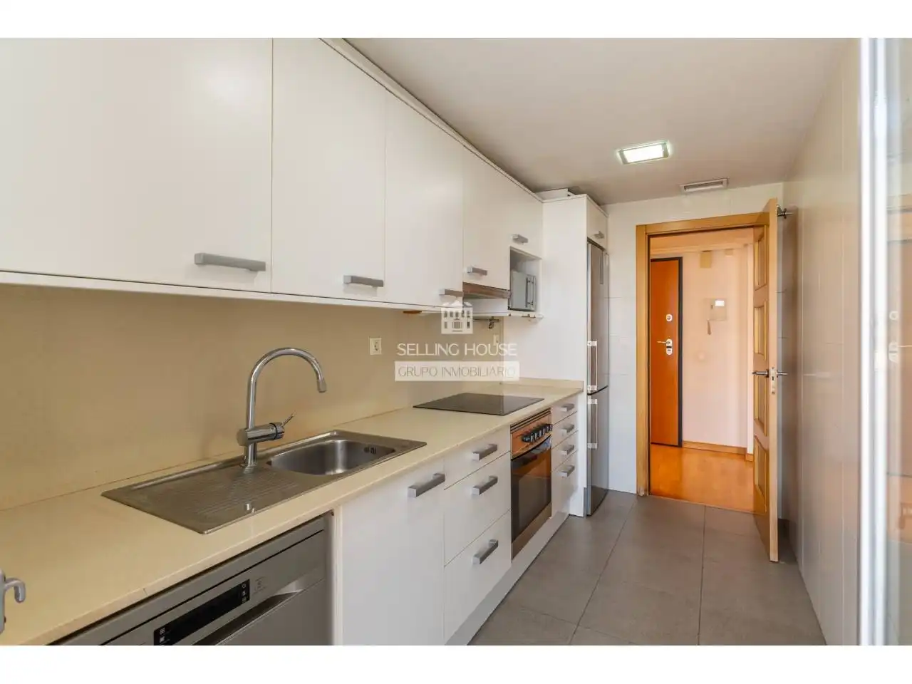 Küche von Wohnung zum Verkauf in Valencia mit Klimaanlage, Heizung und Parkett