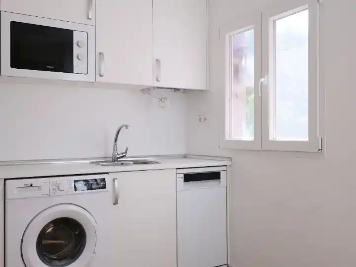 Küche von Wohnung zur Miete in  Madrid Capital mit Klimaanlage