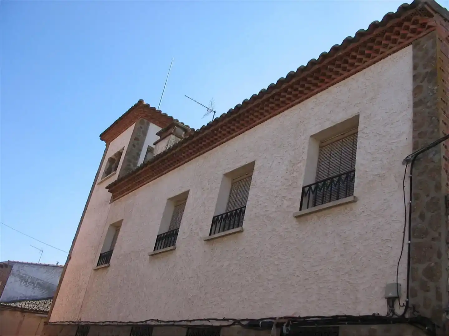 Vista exterior de Casa o chalet en venta en Santa Ana de Pusa con Jardín privado, Trastero y Piscina