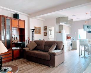 Living room of Flat to rent in  Madrid Capital  with Air Conditioner and Terrace