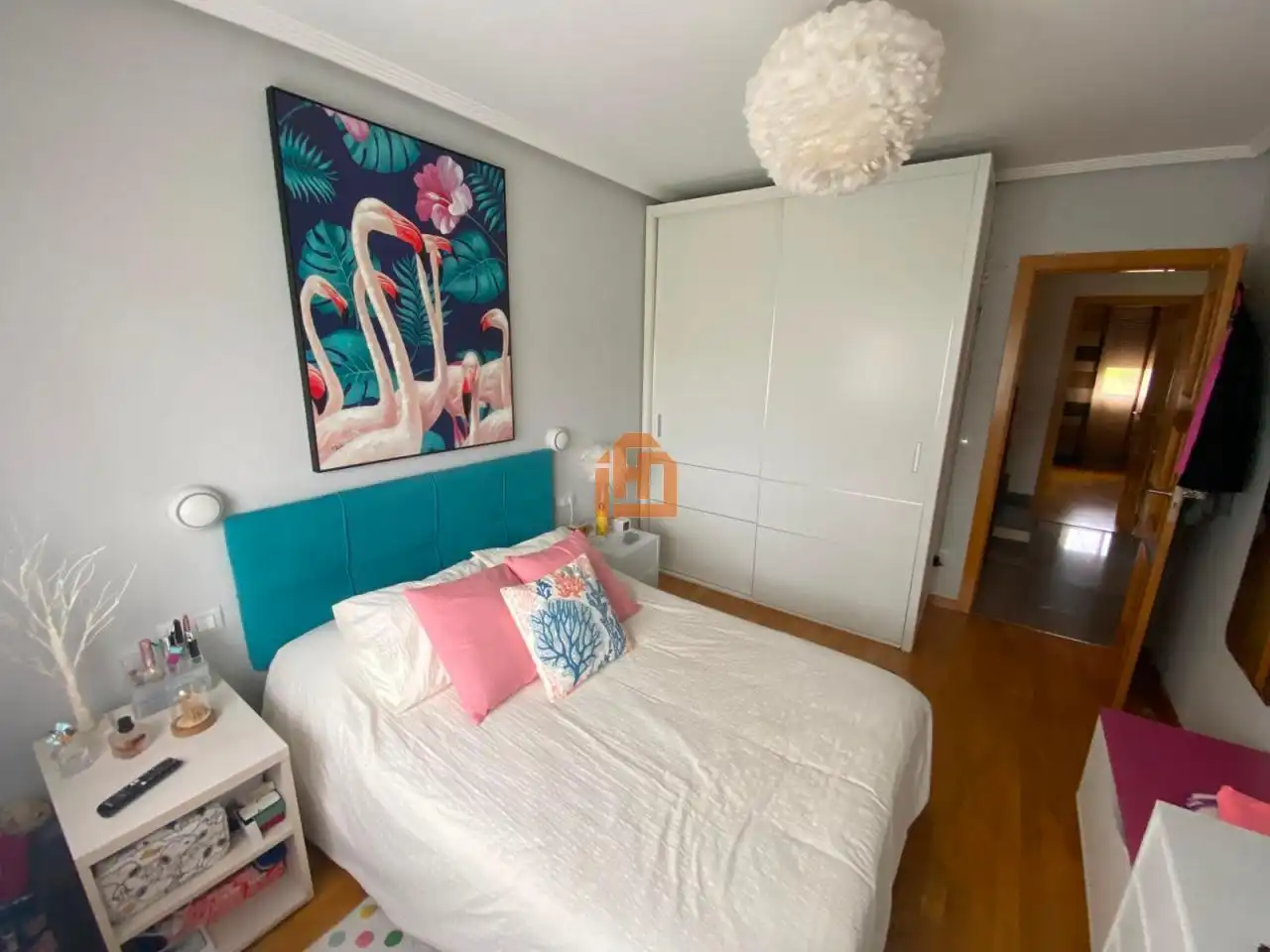 Habitación de Casa adosada en venta en San Andrés del Rabanedo con Calefacción, Jardín privado y Trastero