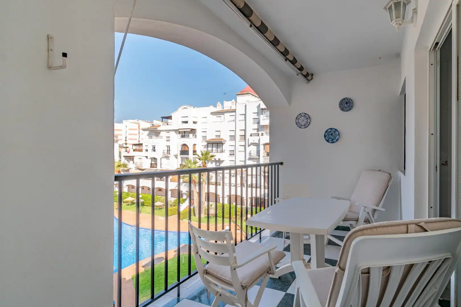 Balcony of Flat for sale in Salobreña  with Private garden, Terrace and Furnished