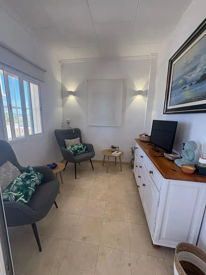 Sala d'estar de Casa adosada en venda en Dénia amb Traster i Moblat