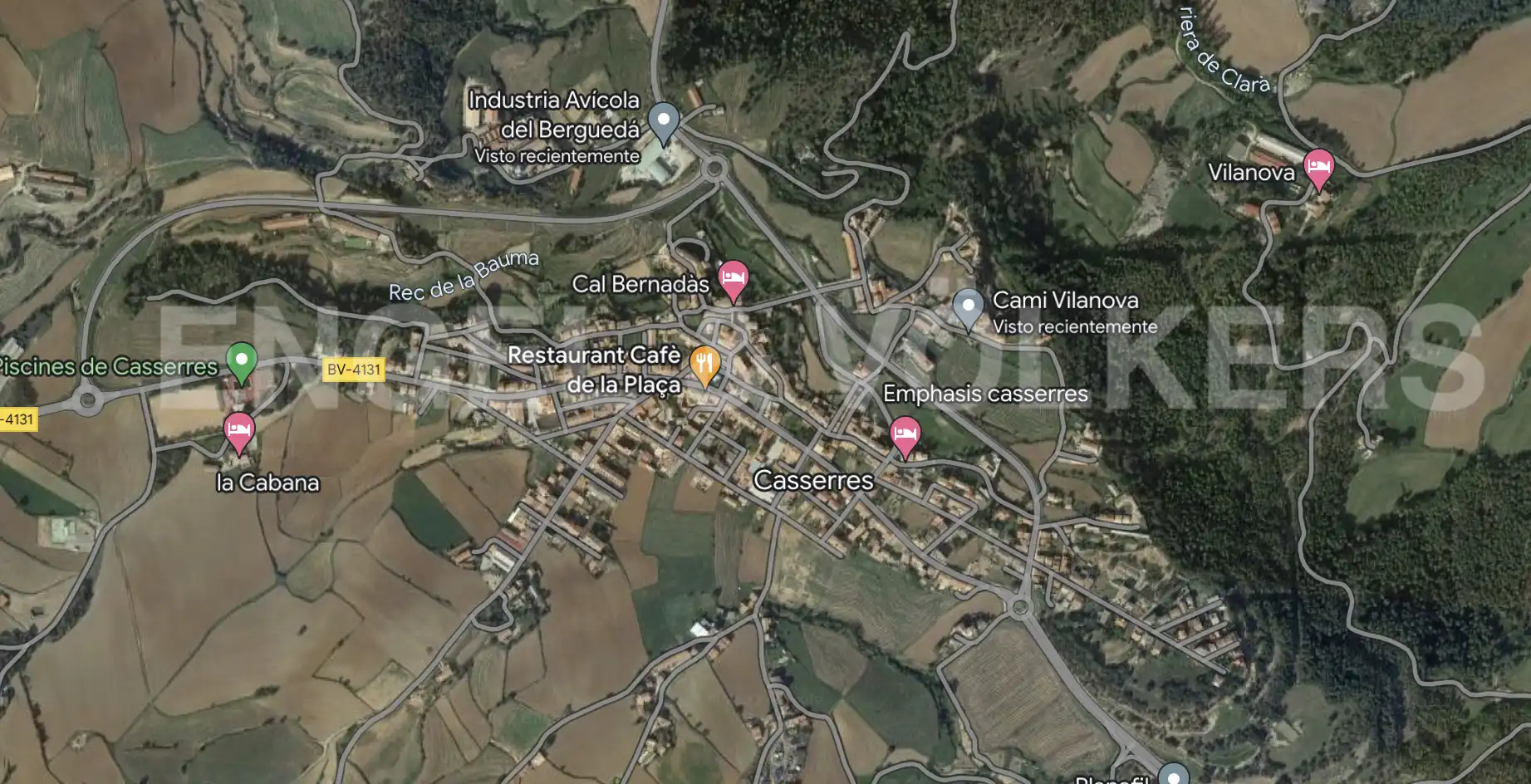 Exterior view of Industrial land for sale in Casserres