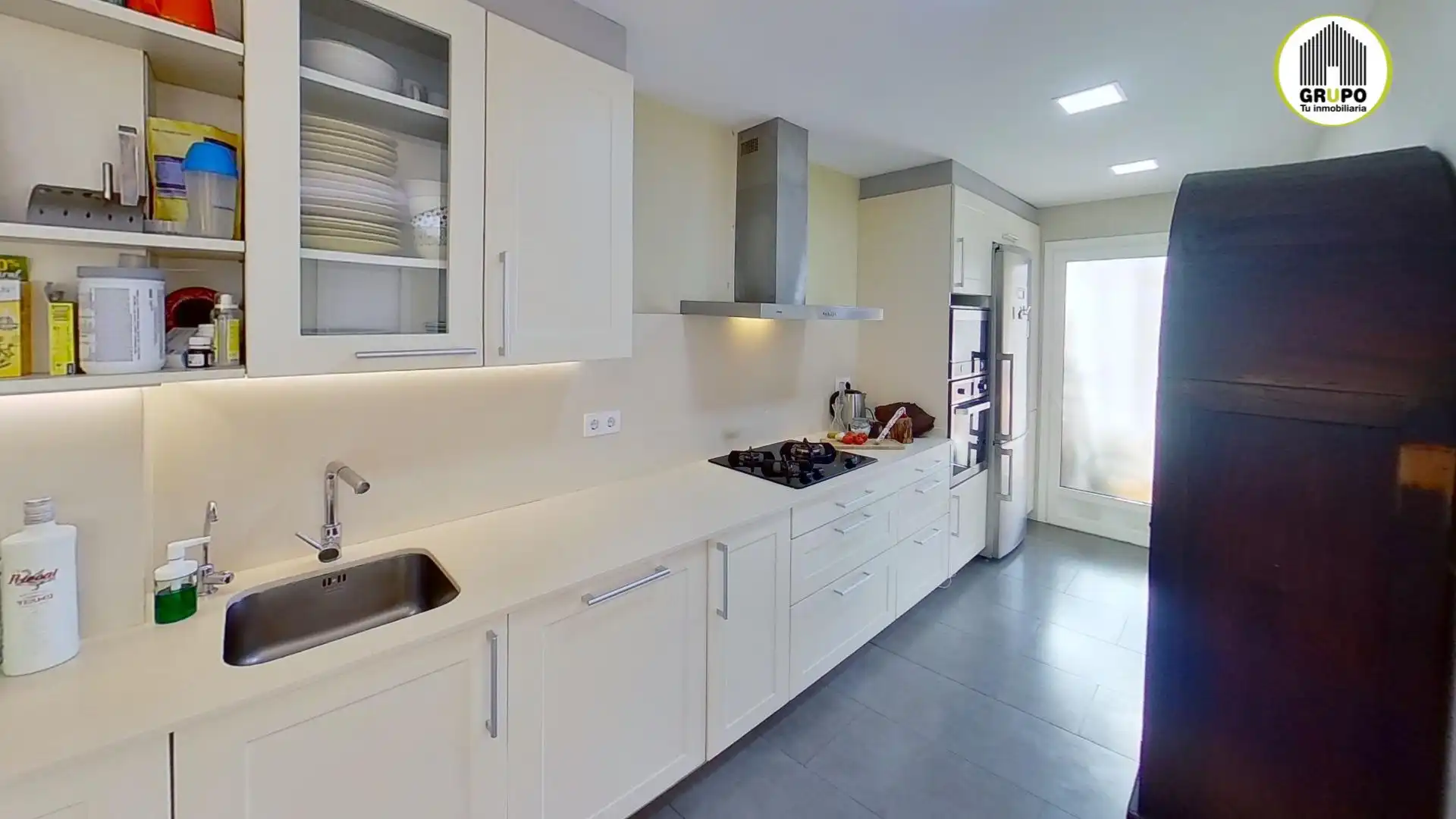 Kitchen of Flat for rent in Begues  with Heating, Private garden and Parquet flooring