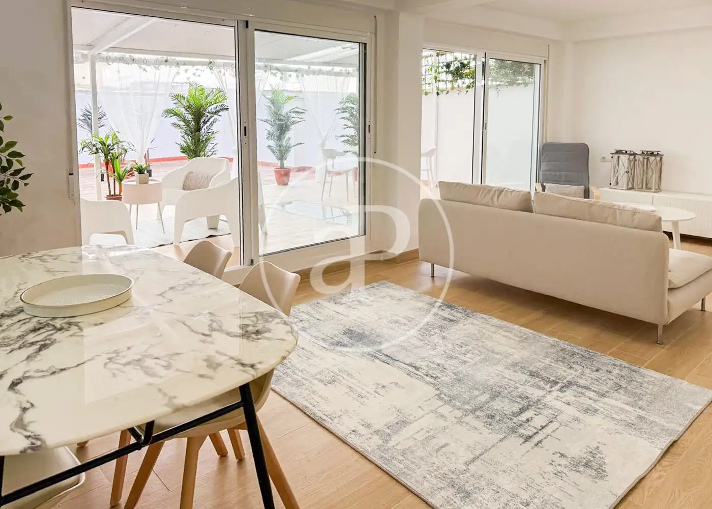 Living room of Flat for sale in Valencia  with Air Conditioner, Heating and Terrace
