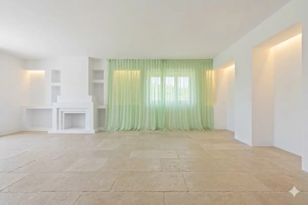 Sala de estar de Casa o chalet en venta en Mairena del Aljarafe con Aire acondicionado, Calefacción y Jardín privado