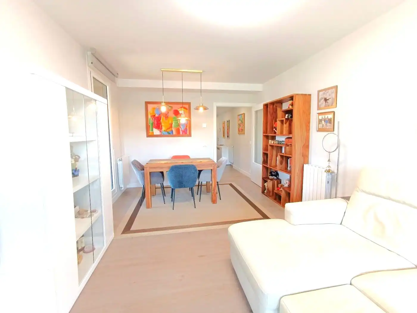 Sala de estar de Piso en venta en Urduliz con Jardín privado, Terraza y Amueblado