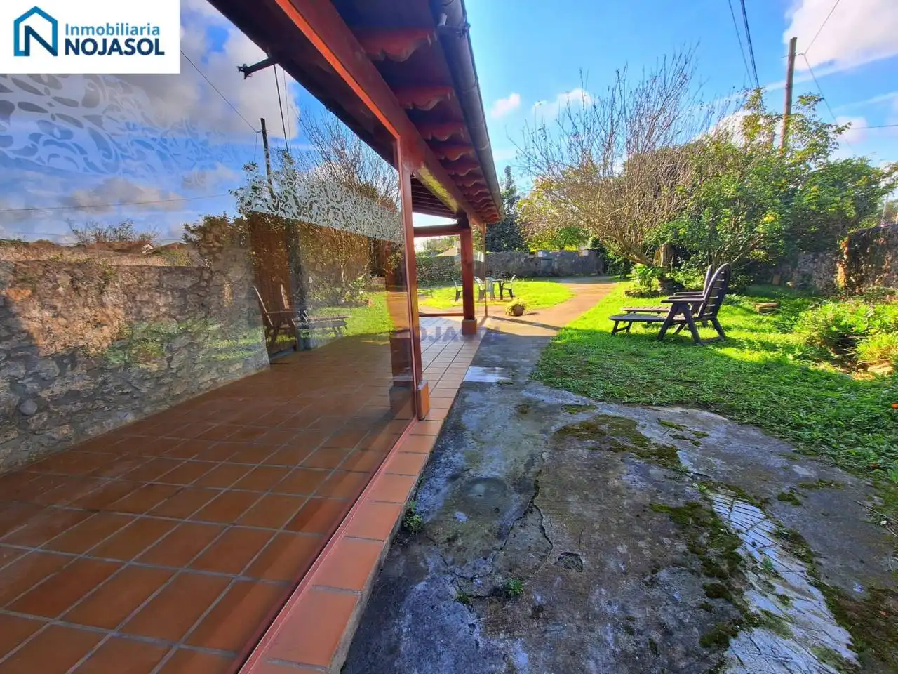 Garden of Detached homes for rent in Noja  with Heating, Private garden and Furnished