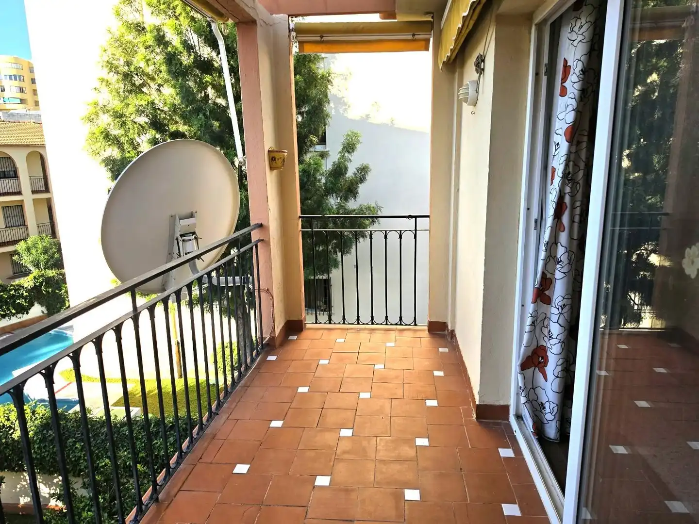 Terraza de Apartamento en venta en Torremolinos con Aire acondicionado, Jardín privado y Terraza