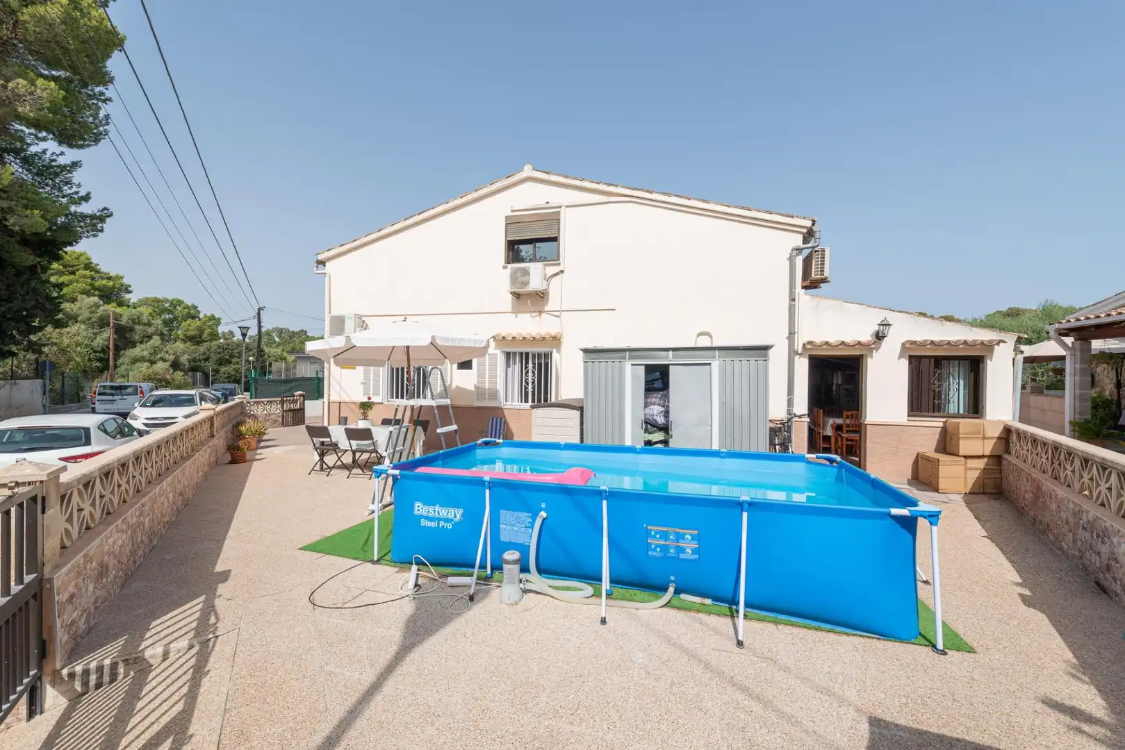 Piscina de Casa adosada en venta en Alcúdia