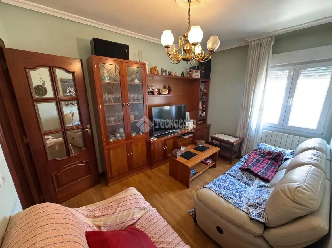 Sala d'estar de Pis en venda en Palencia amb Calefacció i Parquet