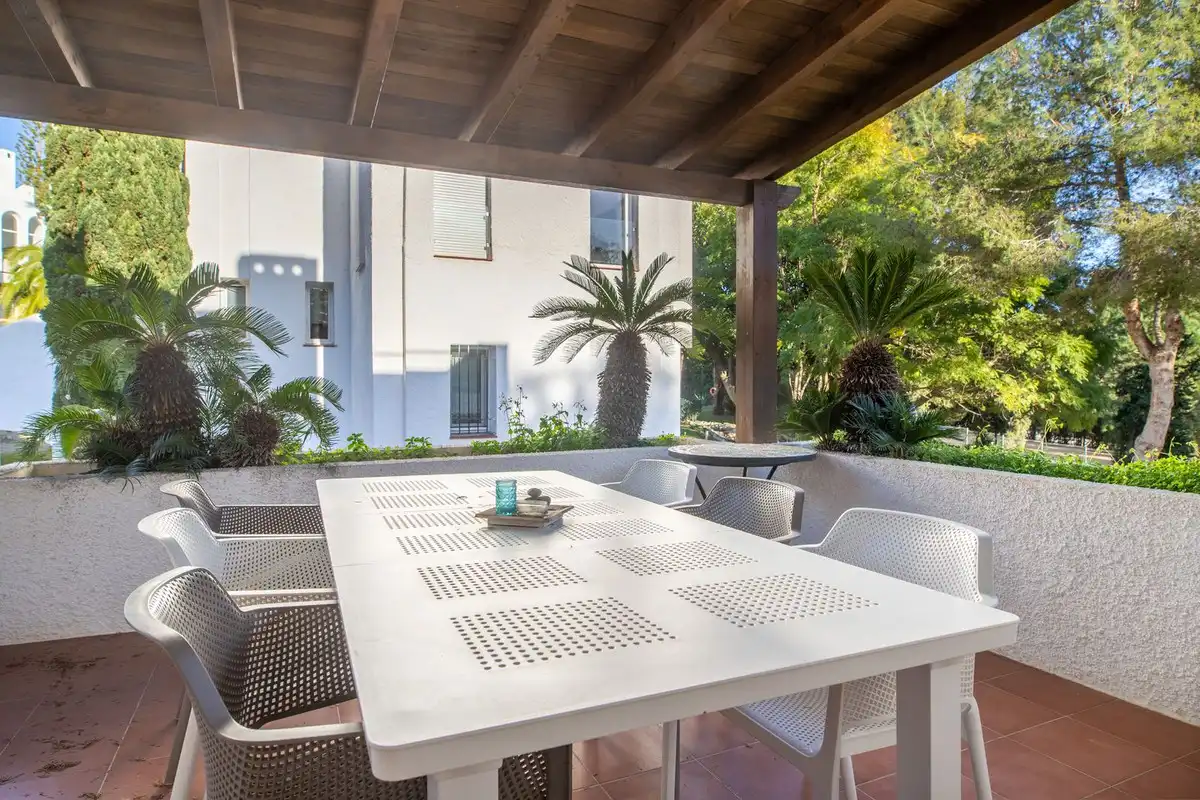 Terraza de Casa o chalet en venta en Marbella con Aire acondicionado, Jardín privado y Amueblado