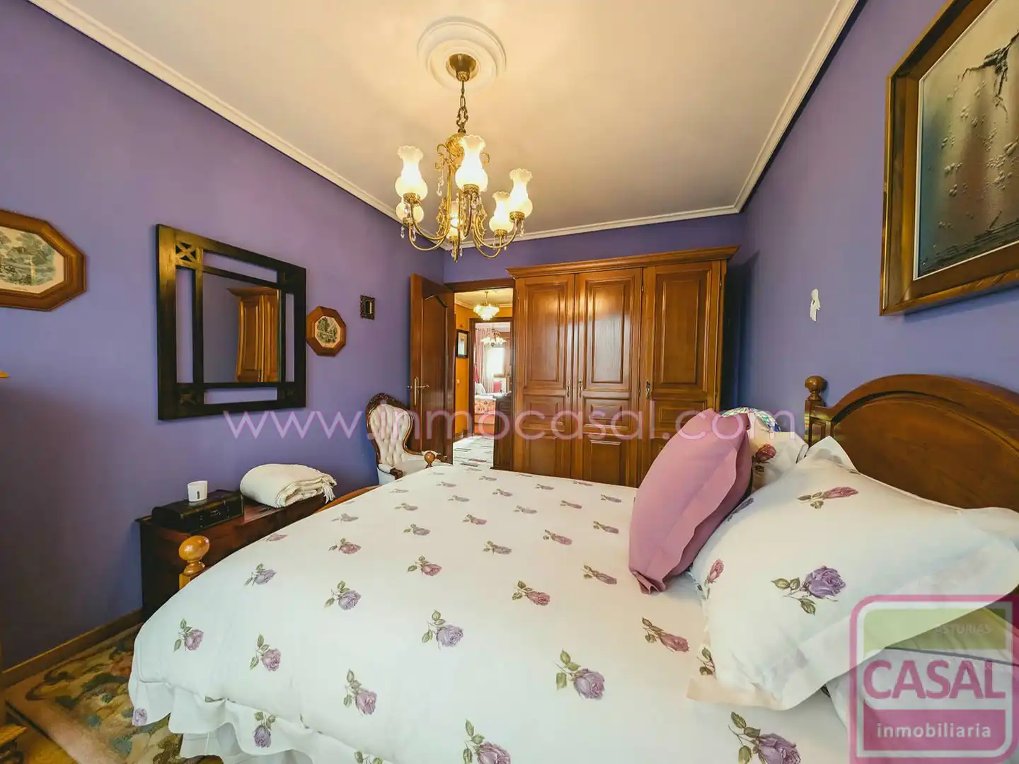 Bedroom of Flat for rent in Avilés  with Heating, Terrace and Storage room