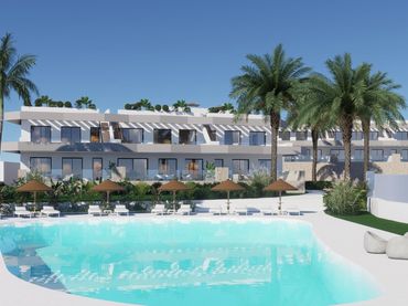Bungalow con piscina en venta en Balcón de Finestrat - Terra Marina