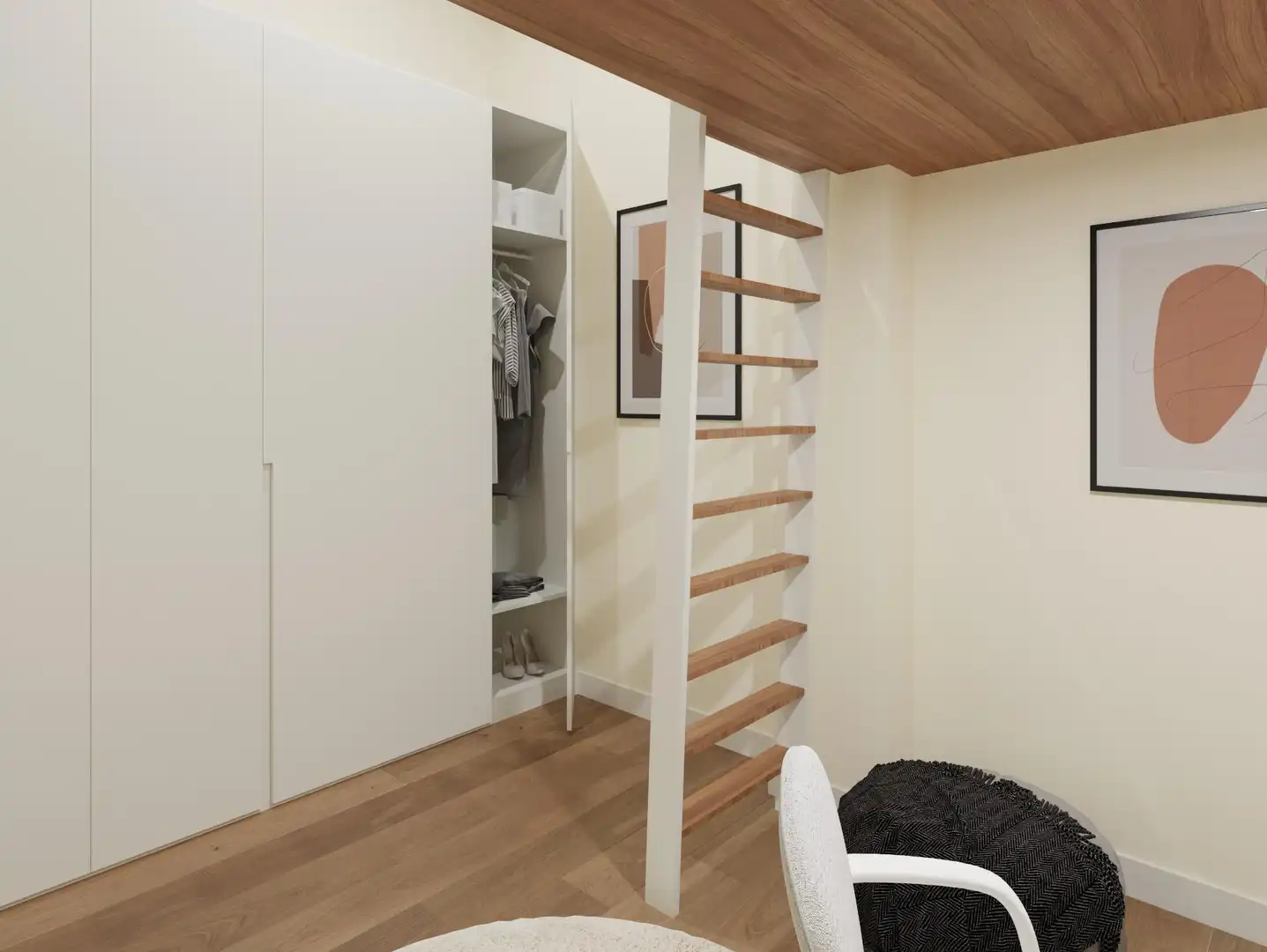 Schlafzimmer von Wohnung zur Miete in Alicante / Alacant mit Klimaanlage