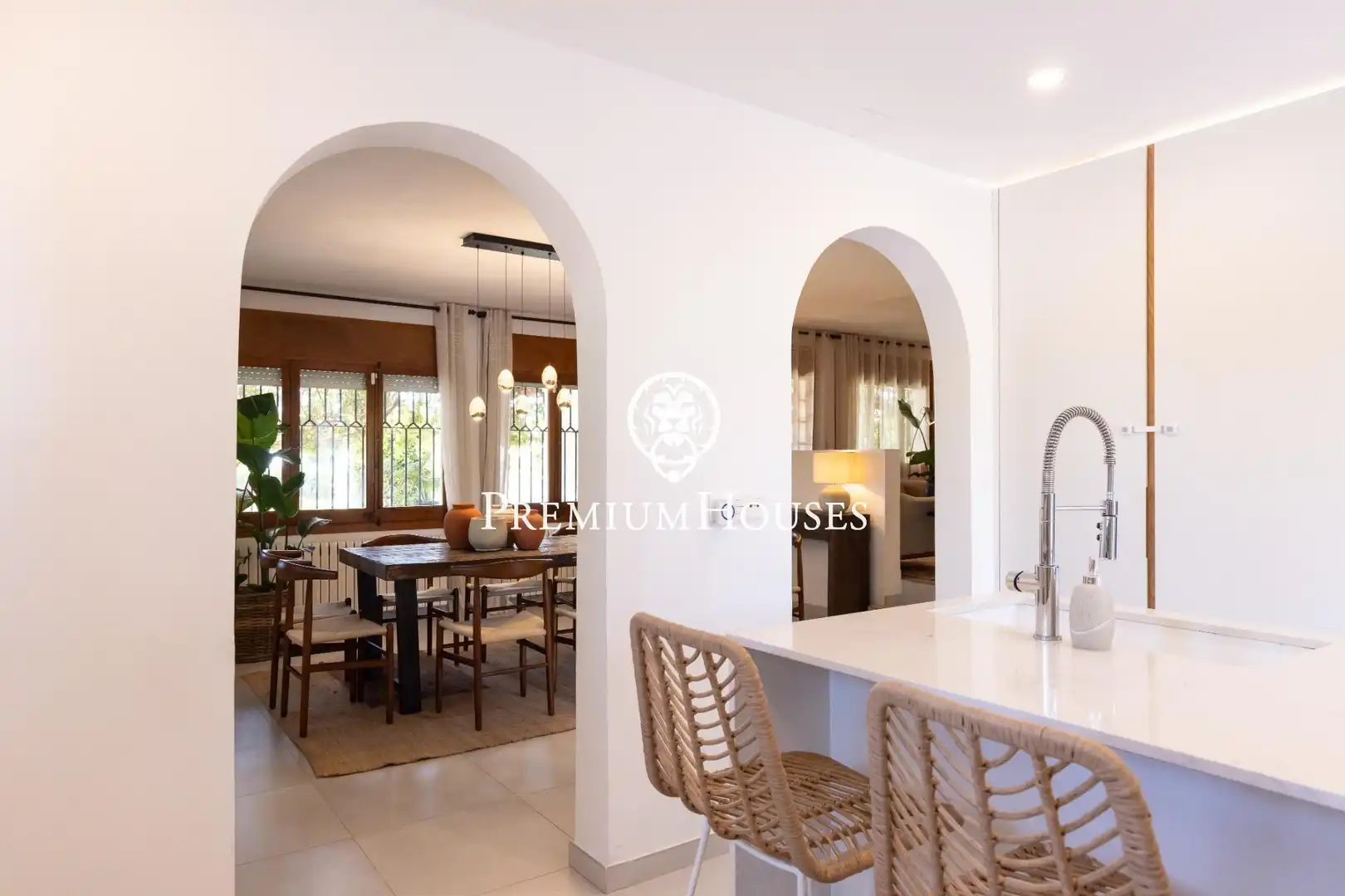 Comedor de Casa o chalet de alquiler en Cunit con Aire acondicionado, Calefacción y Jardín privado