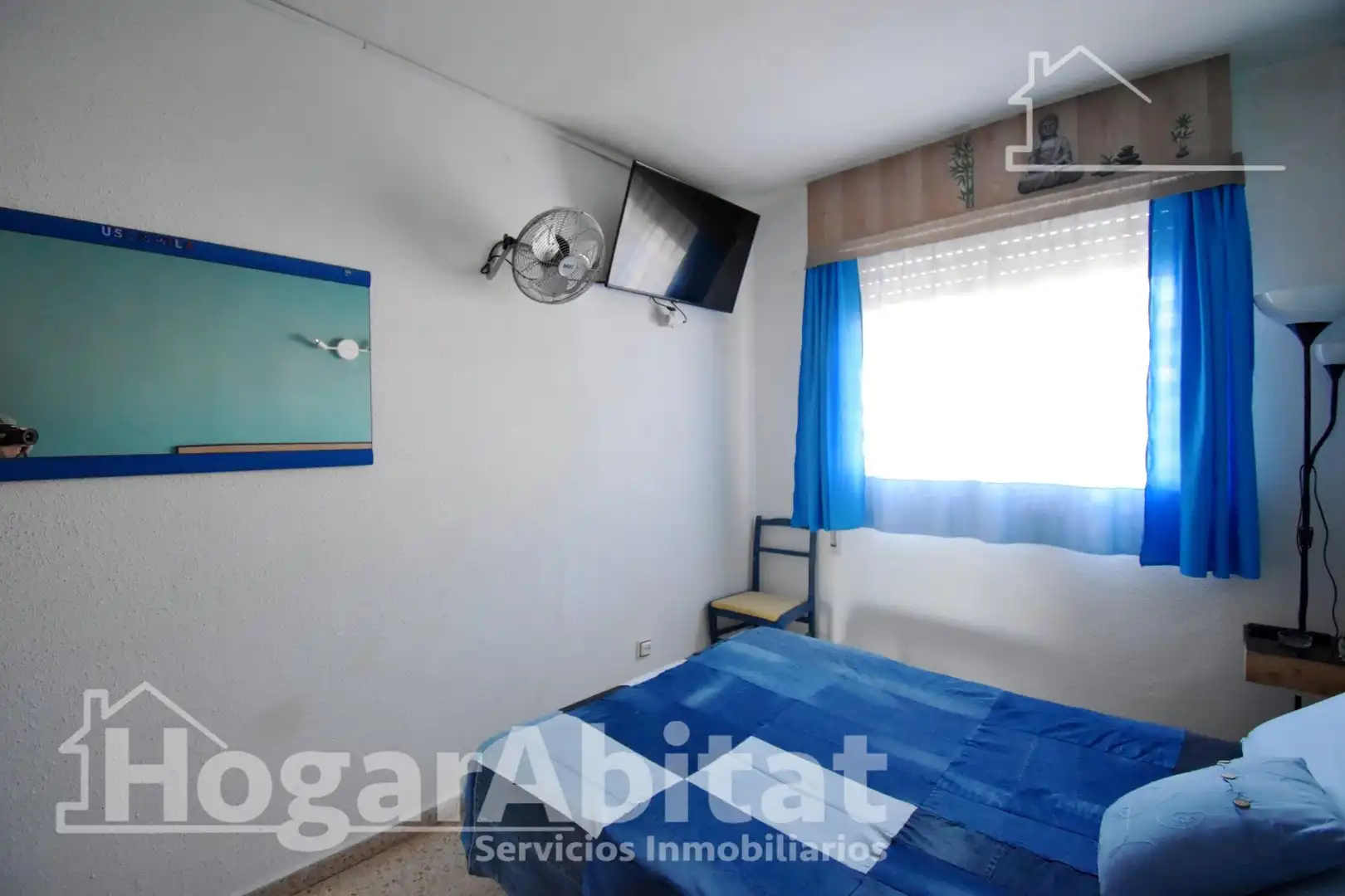 Bedroom of Flat for sale in Bellreguard  with Terrace, Furnished and Community pool