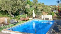 Swimming pool of House or chalet for sale in Badajoz Capital  with Air Conditioner, Private garden and Terrace