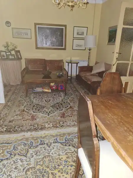 Sala d'estar de Casa o xalet en venda en Villafranca amb Calefacció, Traster i Moblat