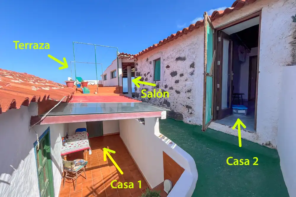 Vista exterior de Finca rústica en venta en Vallehermoso con Terraza