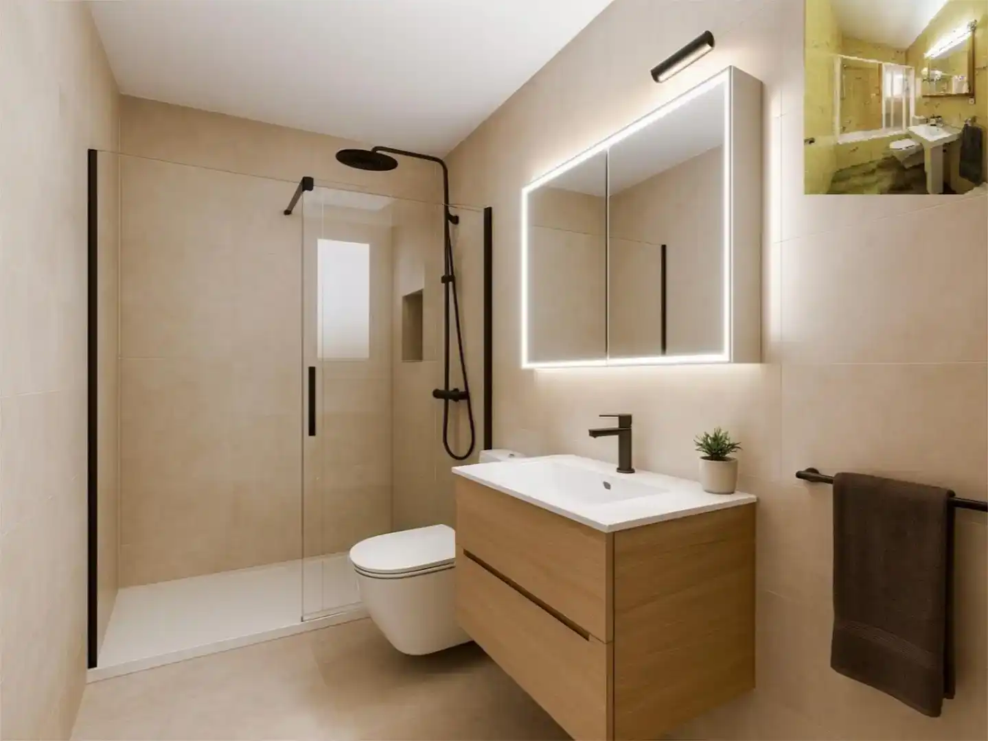 Bany de Pis en venda en Gurb amb Aire condicionat, Jardí privat i Traster