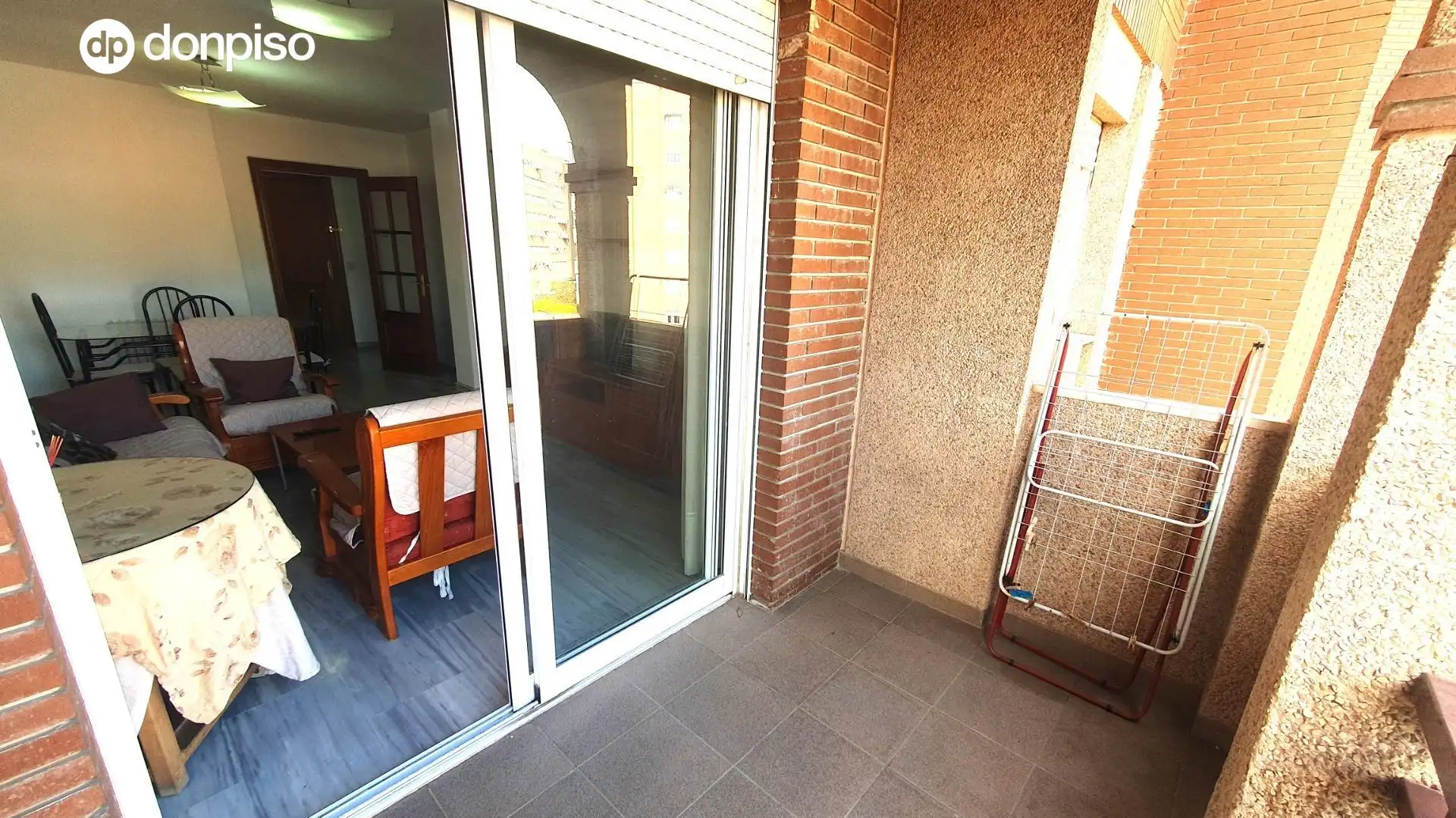 Balcony of Flat for rent in Granada  with Air Conditioner, Heating and Terrace